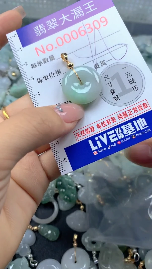 颈饰未镶嵌翡翠6309