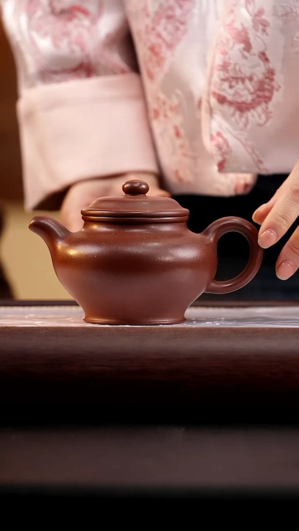 茶壶紫砂底槽清掇只330cc