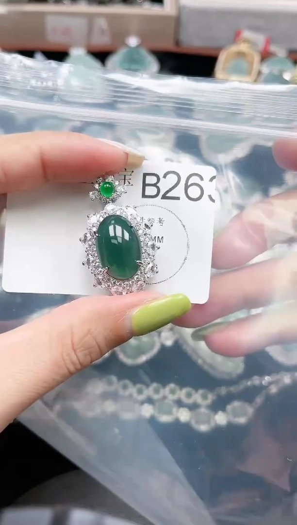 【闪购商品】翡翠颈饰未镶嵌263赠皮绳