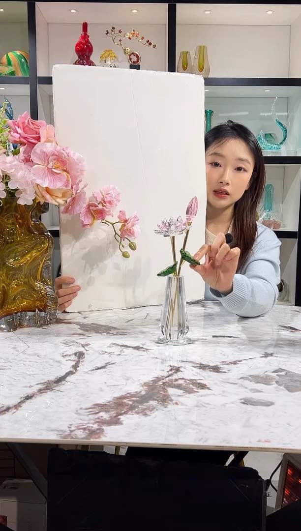 新款莲花摆件 现货