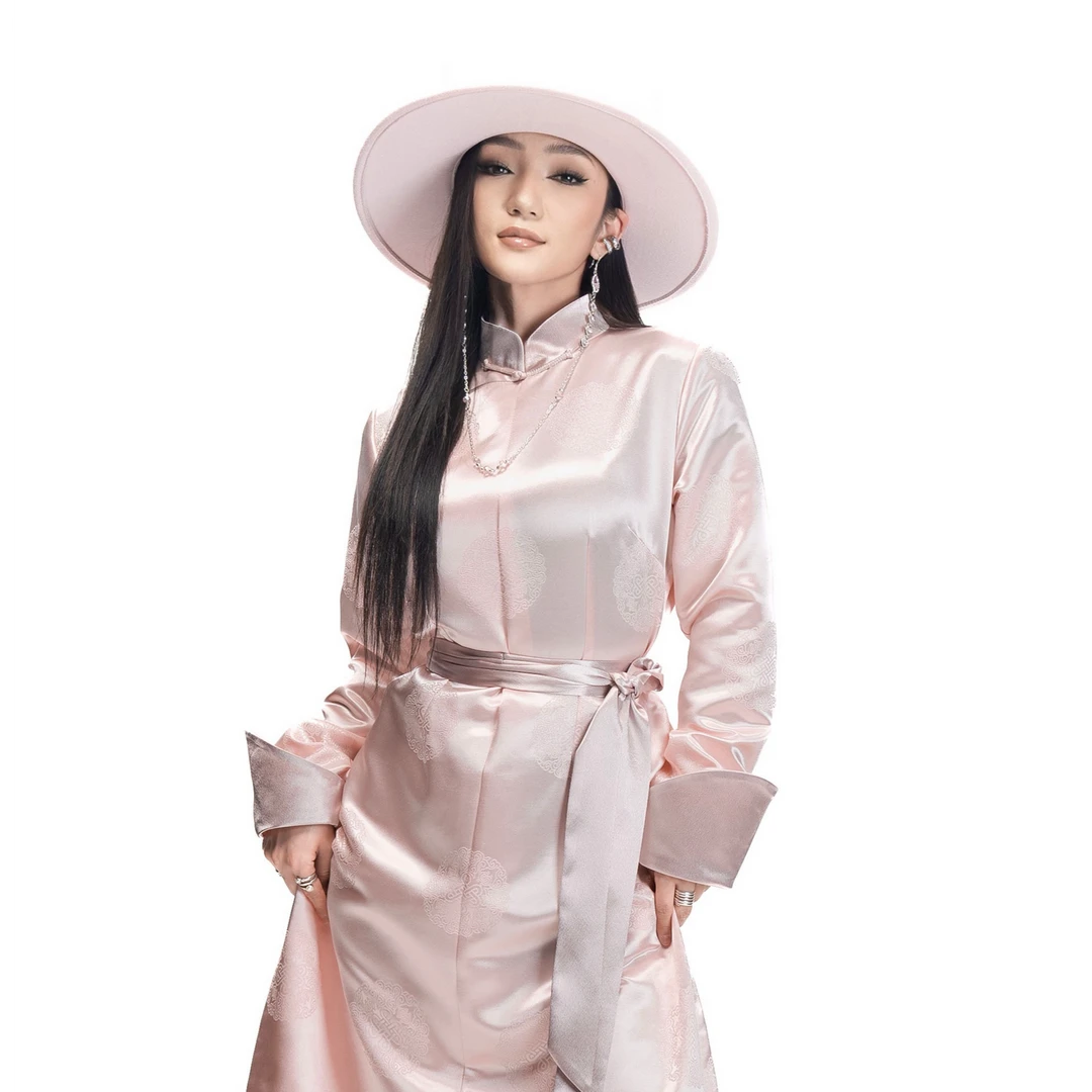 【戴尔玛精品服饰2】设计师夏季新款蒙古图腾印花民族风传统袍X6080
