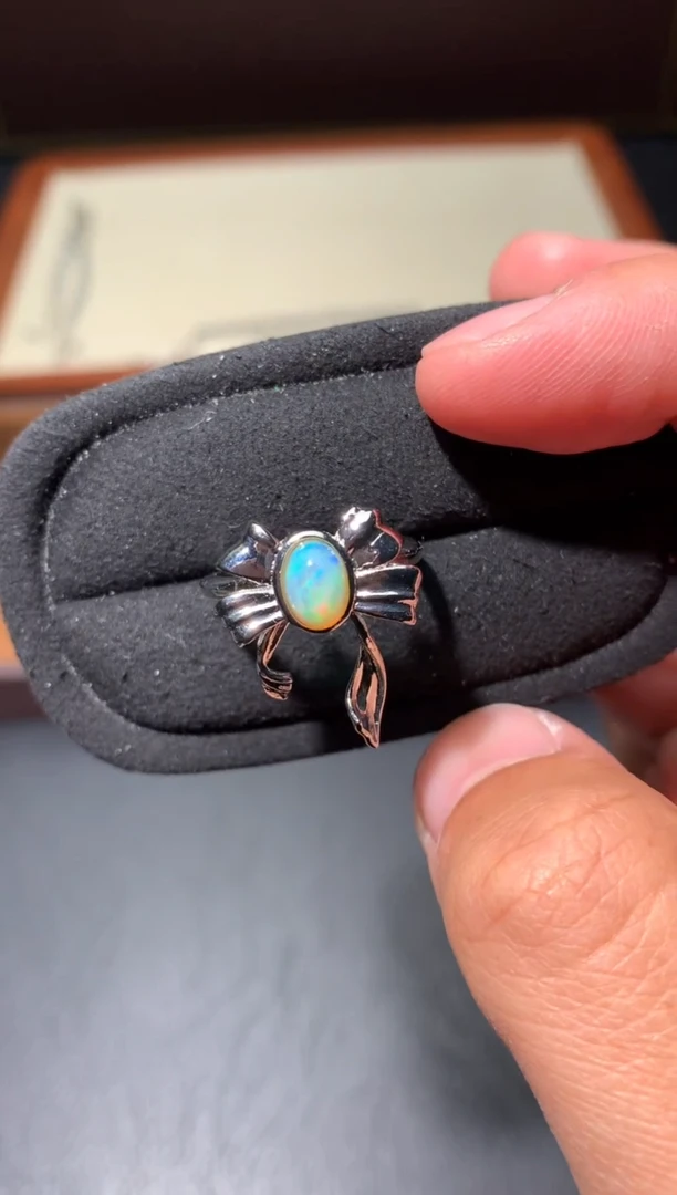 未镶嵌欧泊戒指J32【多样性发其一】