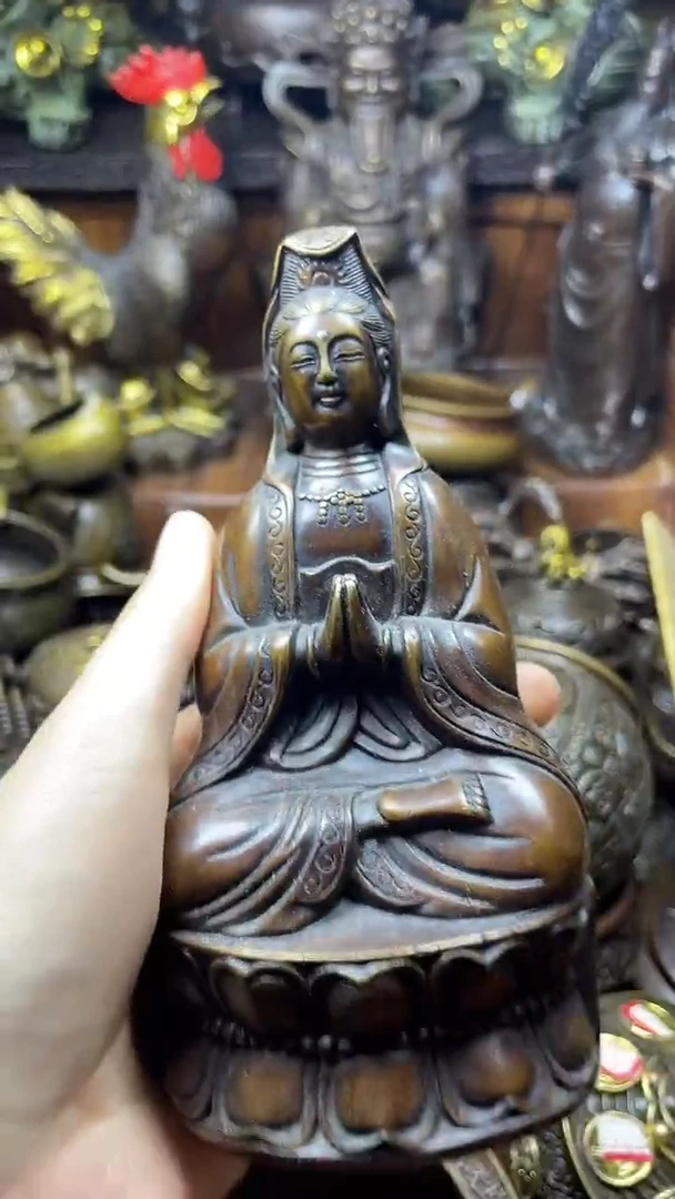 闪购链接，点击下单，有运费险，铜摆件