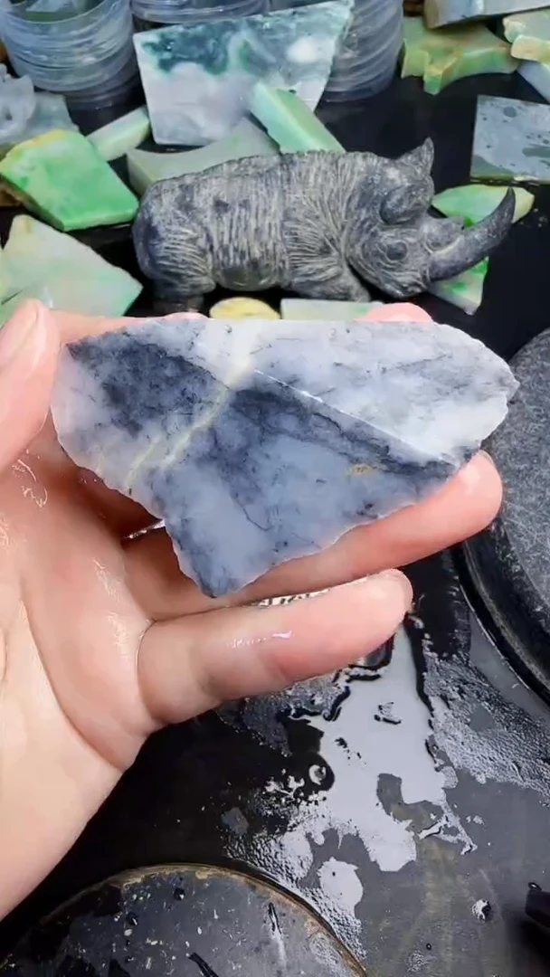 未镶嵌挂件翡翠天然翡翠014