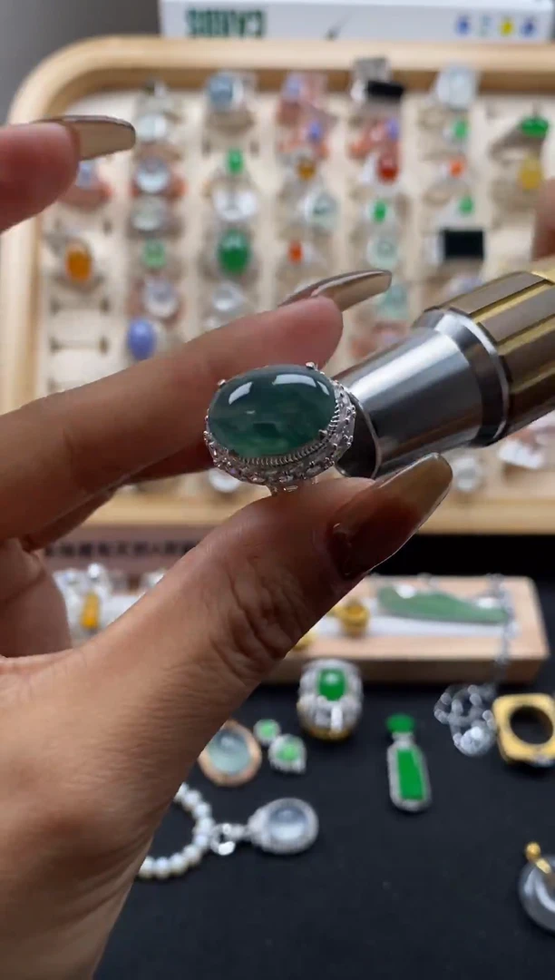 未镶嵌戒指翡翠缅甸天然a货翡翠