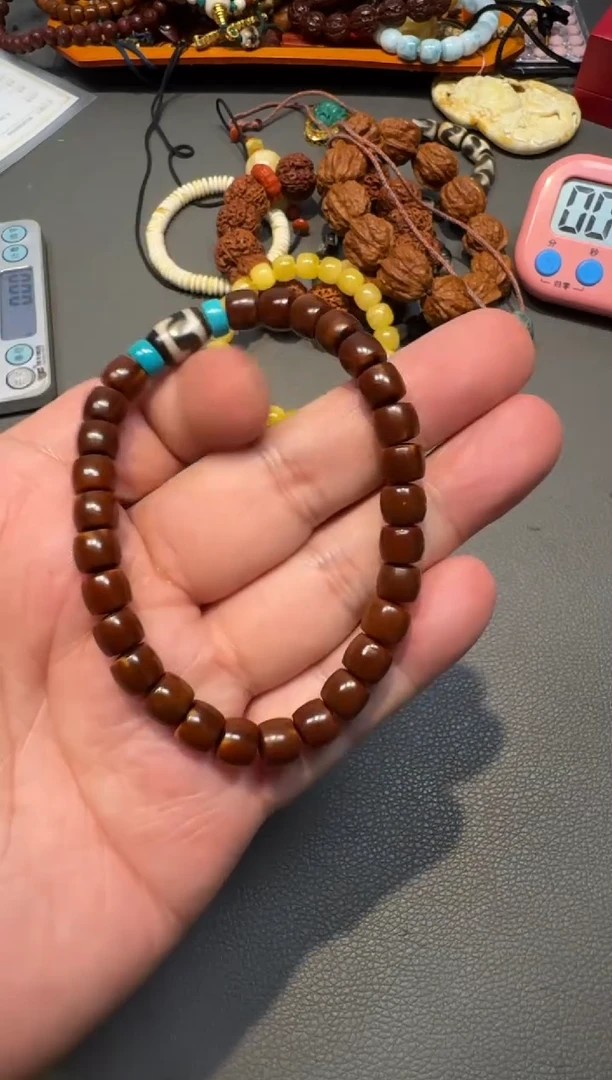 吊坠橄榄核直切单圈