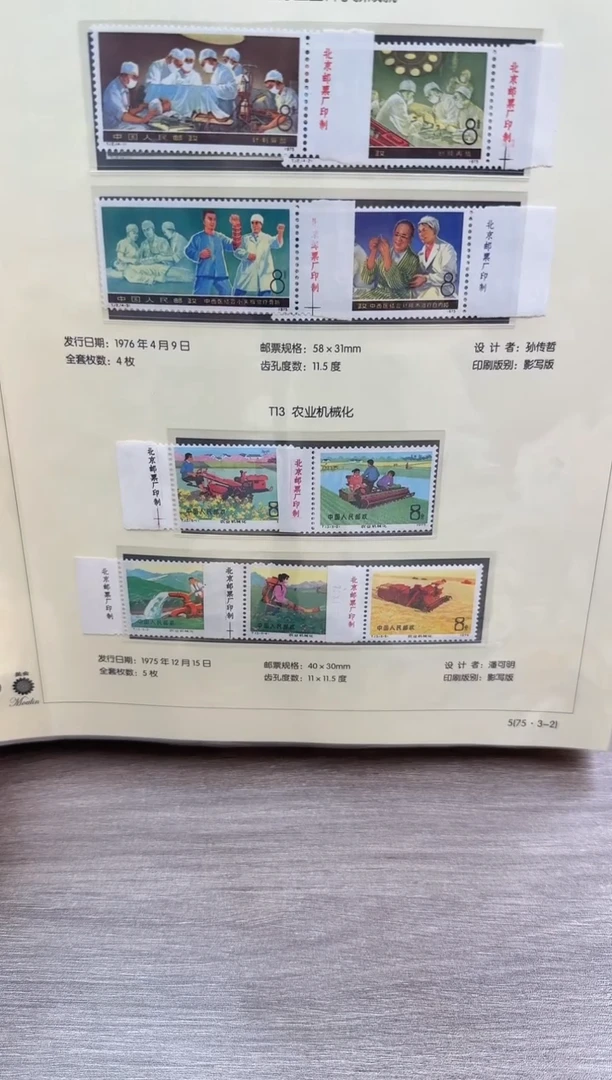 T12 针麻 不带厂铭 套票