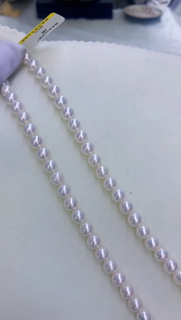 未镶嵌DA海水珍珠 GD116 7-8 串链