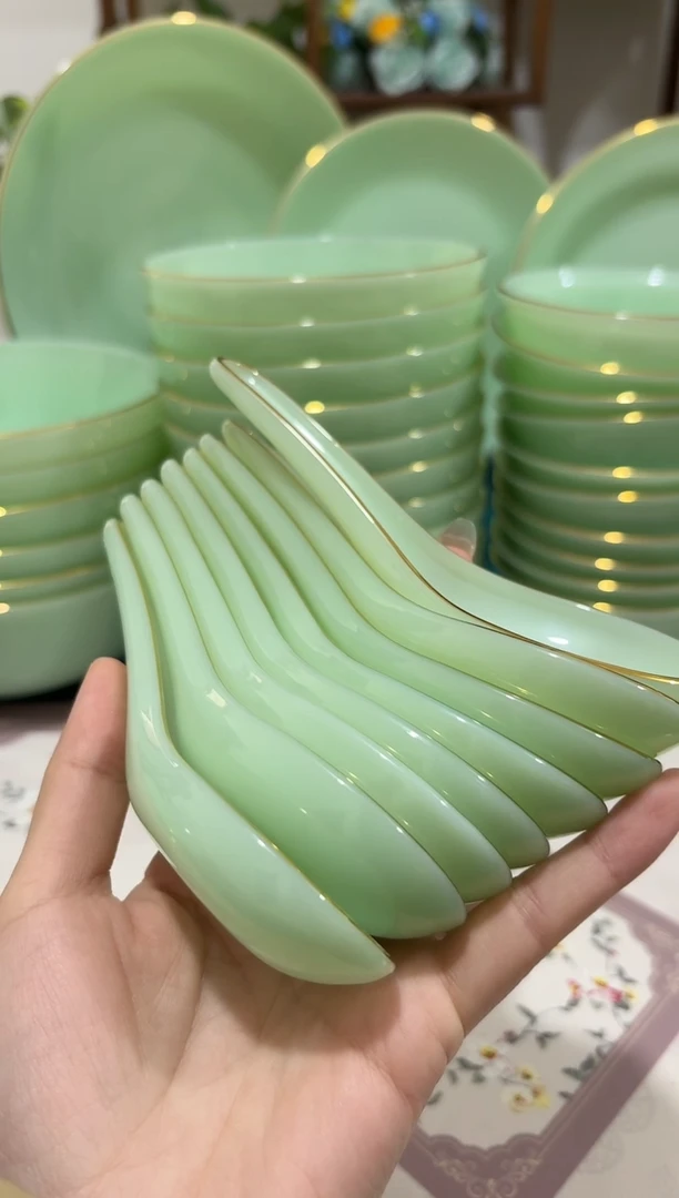 小汤勺玉瓷10个  【贝美】