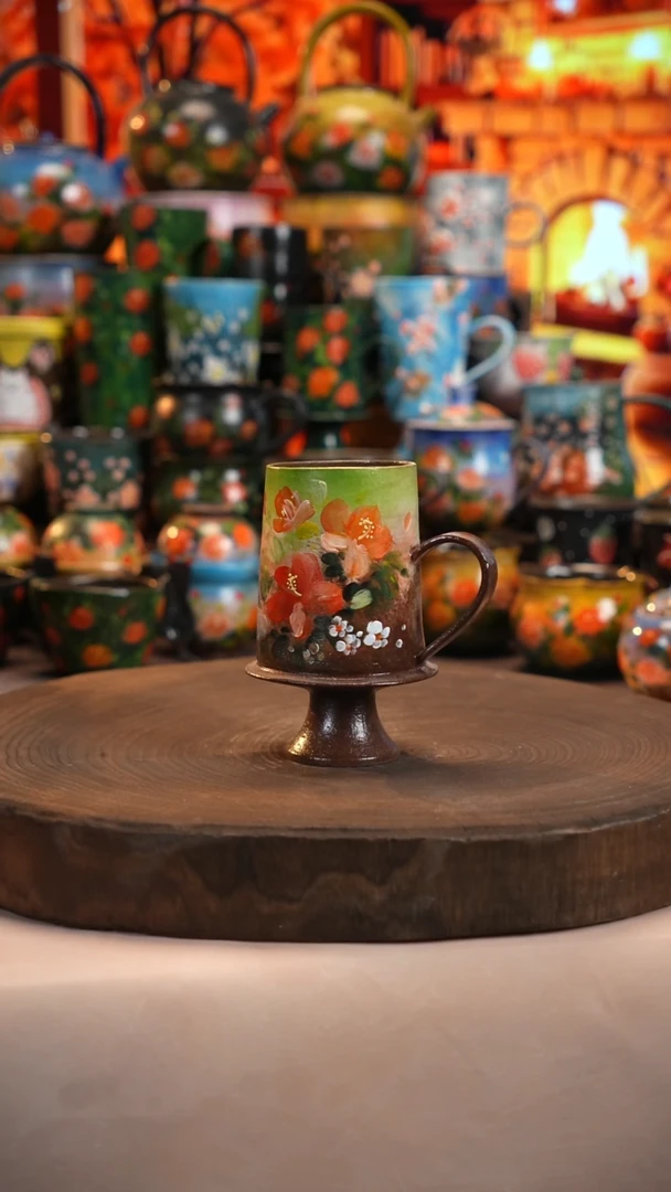 油画   釉下彩   杯子