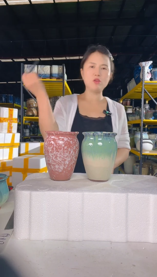 宜兴紫砂粗陶花盆12/16