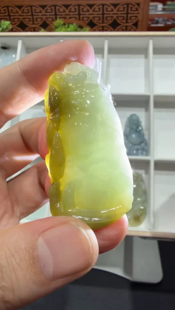 未镶嵌挂件翡翠A货翡翠多样性孤品