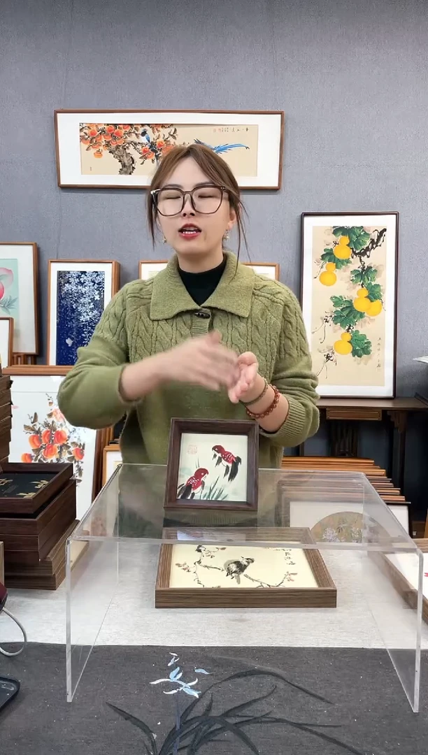 【闪购商品】国画5寸-小摆台作品-