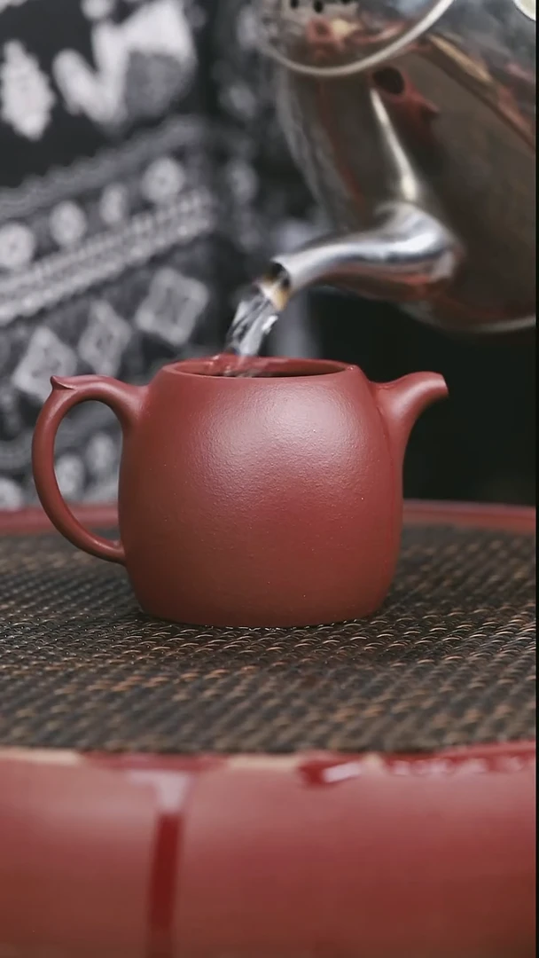 茶壶紫砂6号平台底槽清秦权230CC微瑕