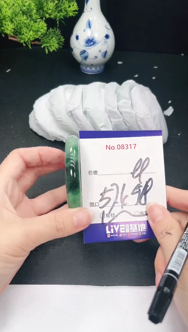 未镶嵌手镯翡翠8317