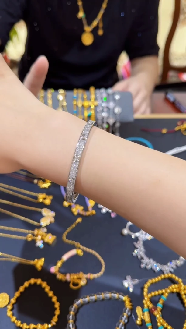 合成立方氧化锆铜合金129(满天星银色11-17手围）