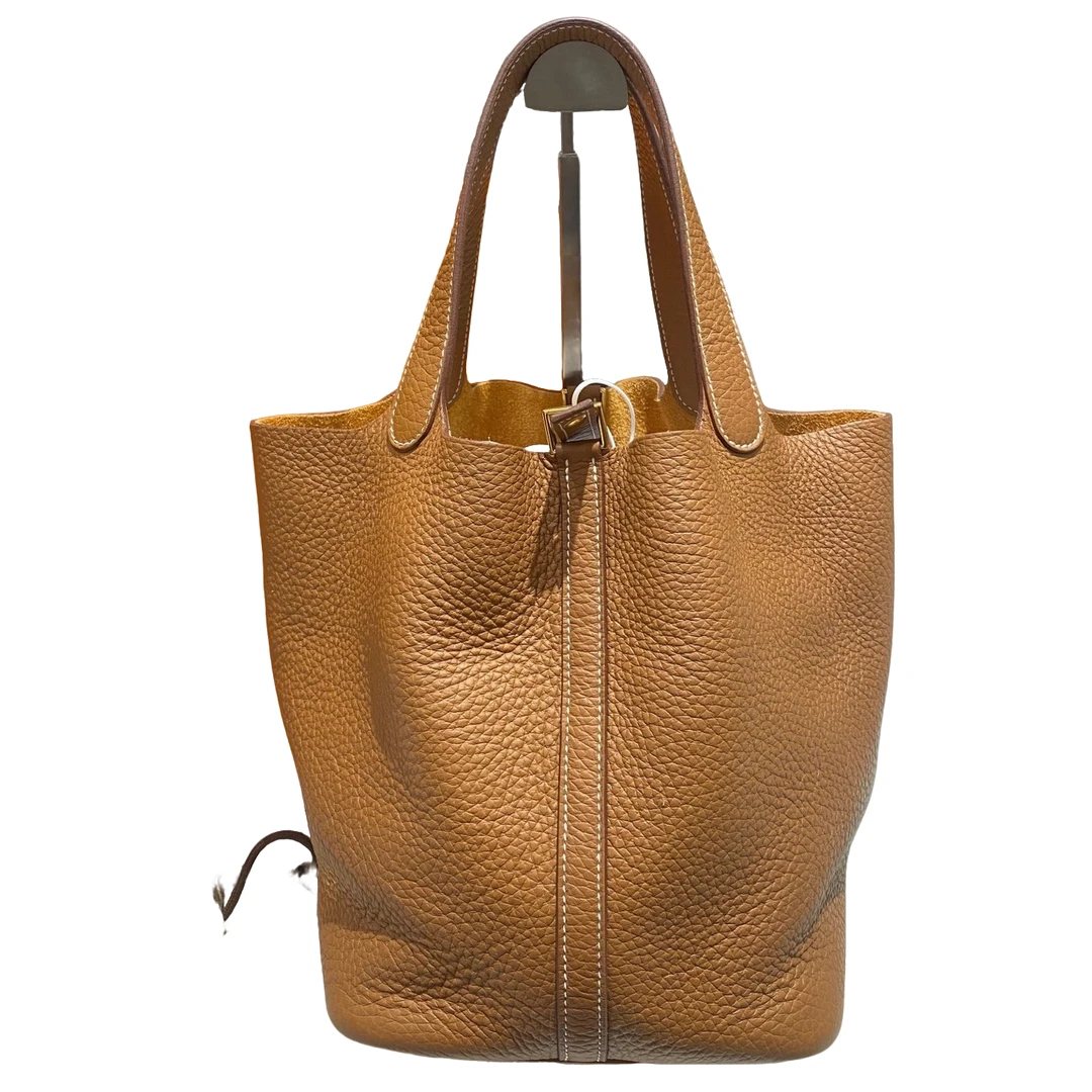 99新 Hermes/爱马仕 金棕菜篮子22（7905）