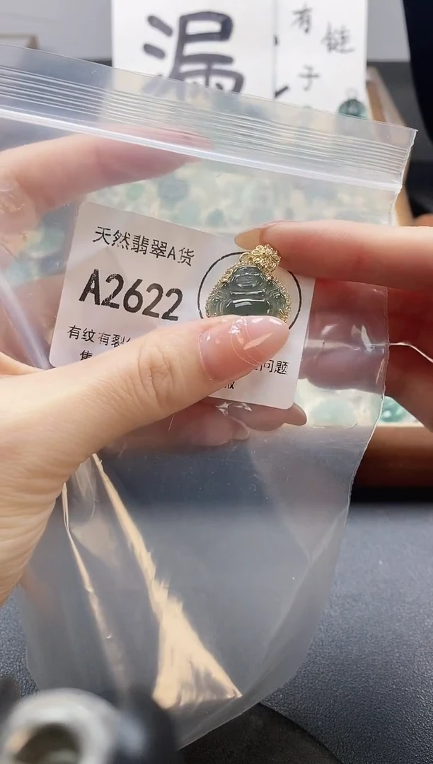 吊坠(赠链)未镶嵌翡翠天然翡翠A货