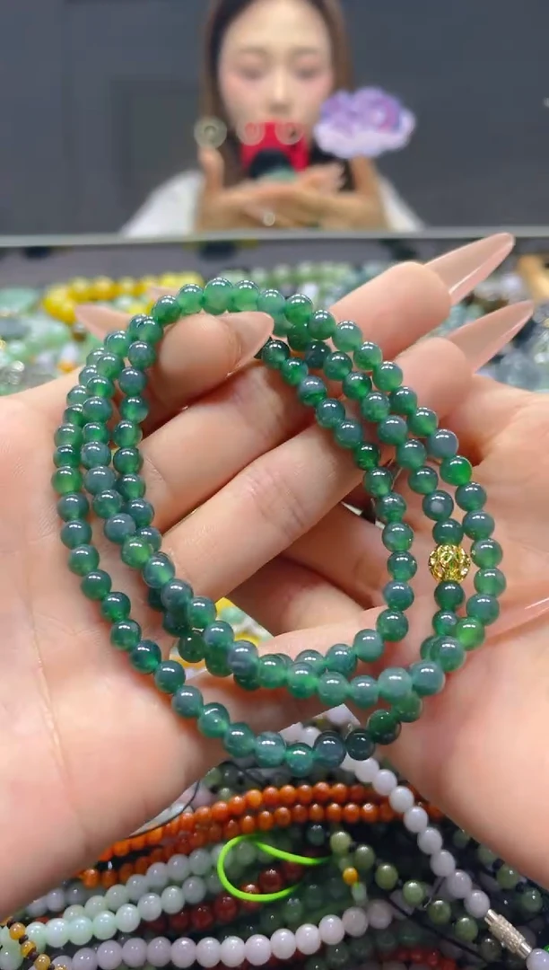 颈饰未镶嵌翡翠5MM