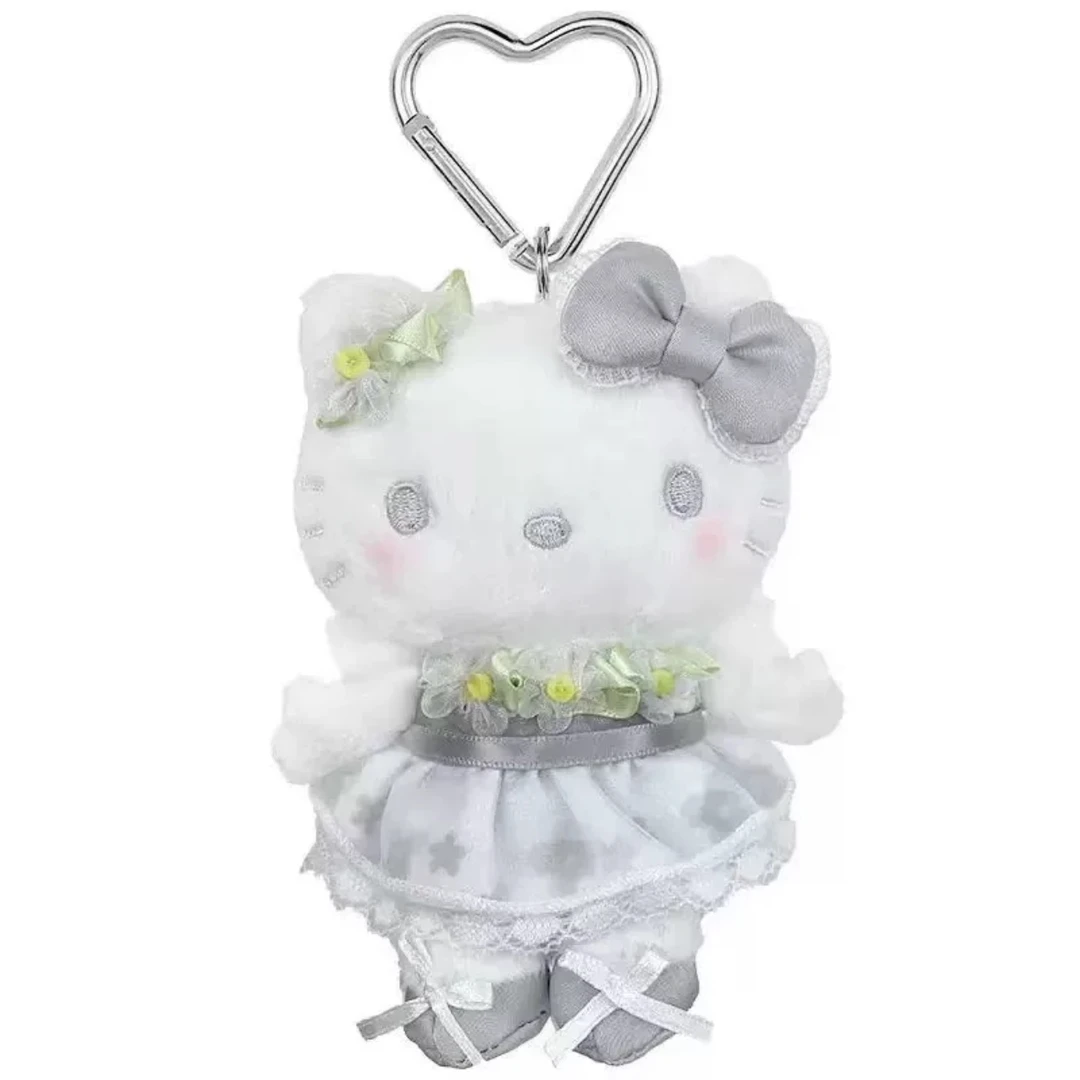 【美国限定】HelloKitty 灰色花仙子 钥匙扣玩偶