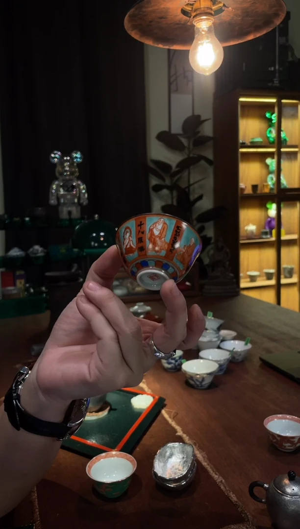 包铜十八罗汉杯...