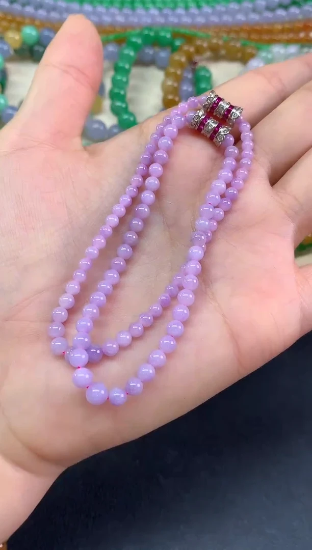 未镶嵌手串翡翠手串|4800多样性发其一