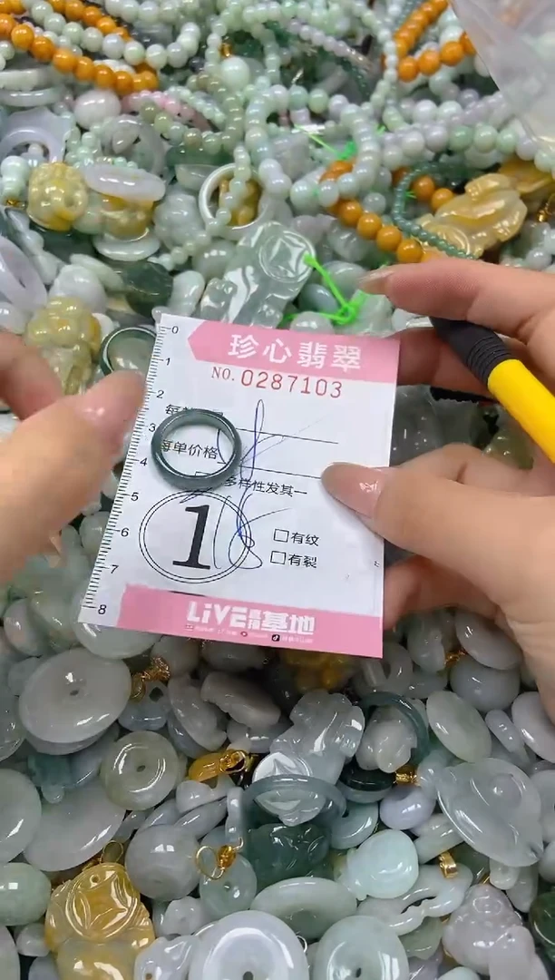 翡翠未镶嵌颈饰闪购0287103