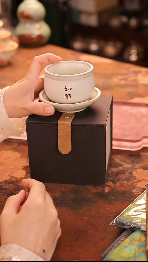 陶瓷茶具（无礼盒无茶盘）@@A12484