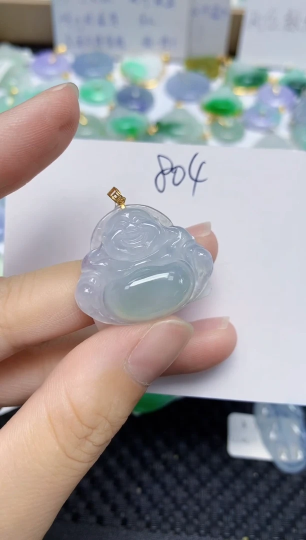 翡翠未镶嵌颈饰天然缅甸翡翠A货