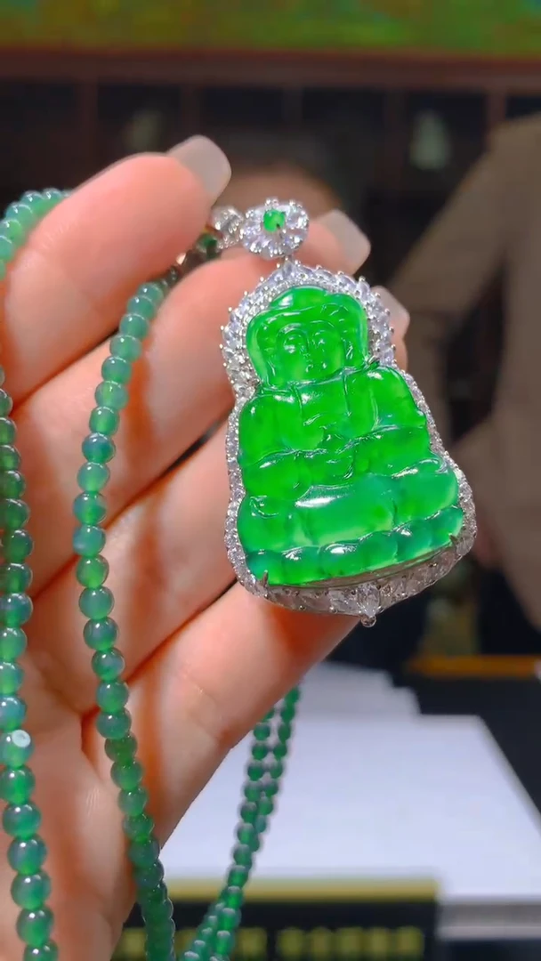 【闪购商品】定制翡翠银S925镶嵌闪购毛货链接AF086