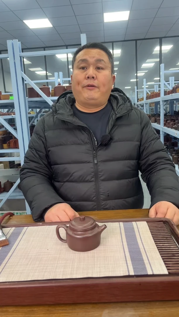 【闪购商品】紫砂茶杯微瑕紫罗兰德钟壶