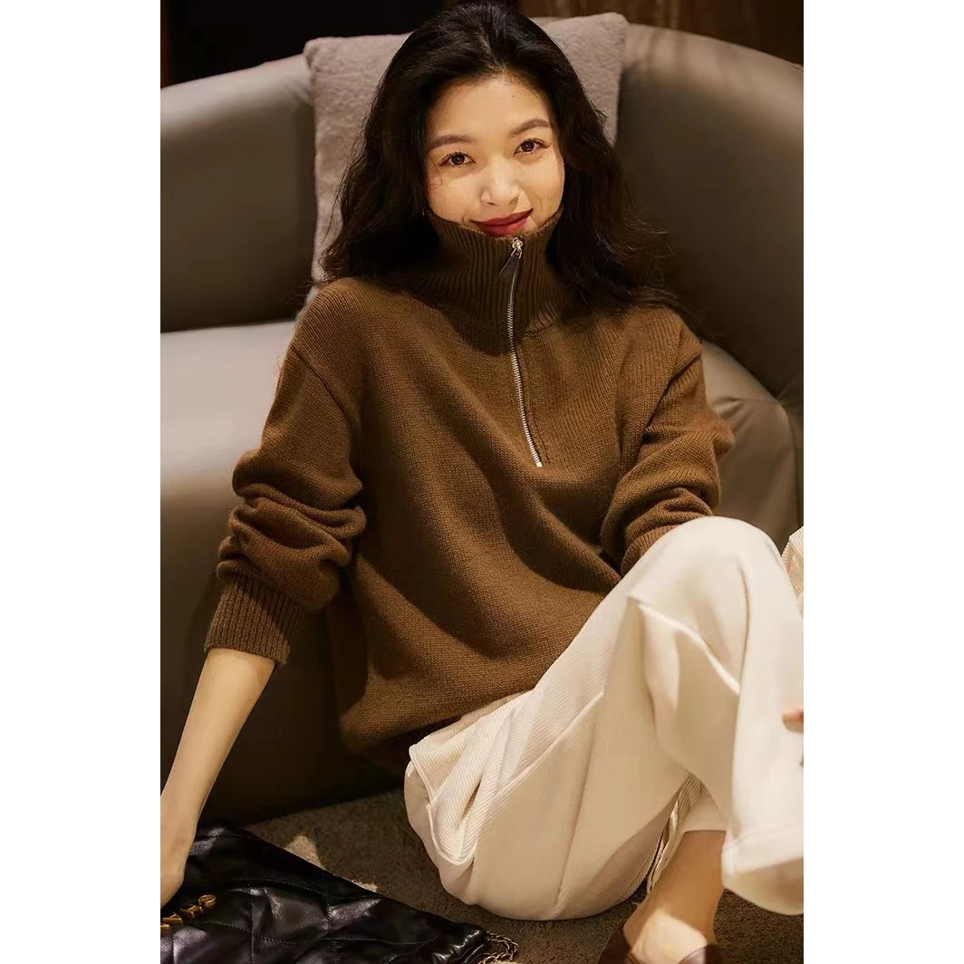 B 高磅高克重~门店49&9！仿珜绒~7针4平工艺~POLO领针织衫T3272