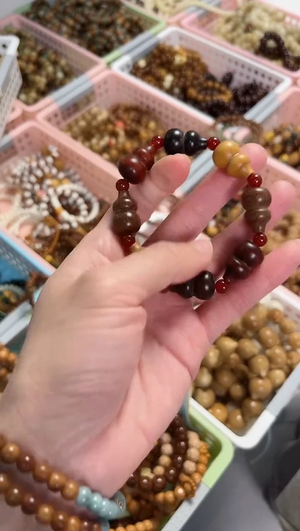 【闪购商品】非洲檀香手串/手链葫芦单圈