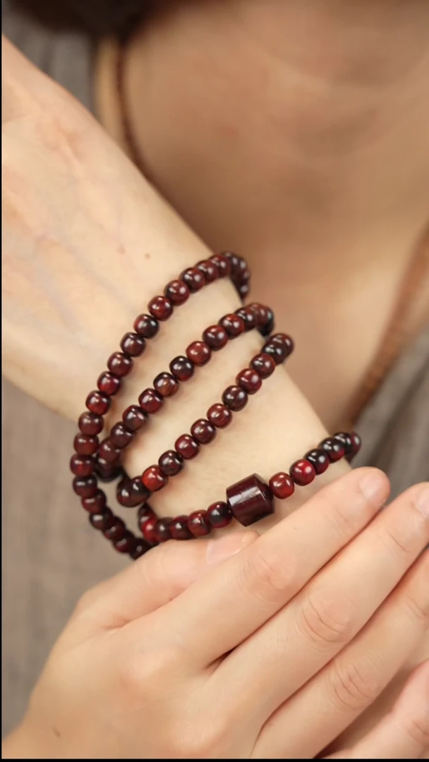 降真香手串/手链红降6x7x108颗老型-1299