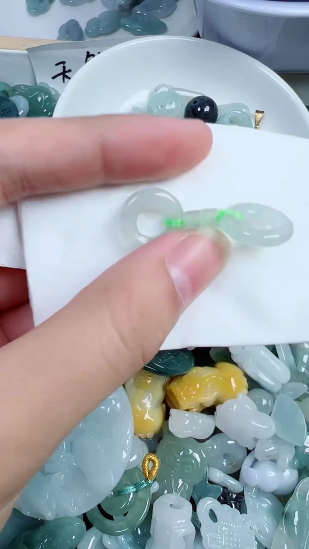 散珠翡翠312号链接，A货翡翠