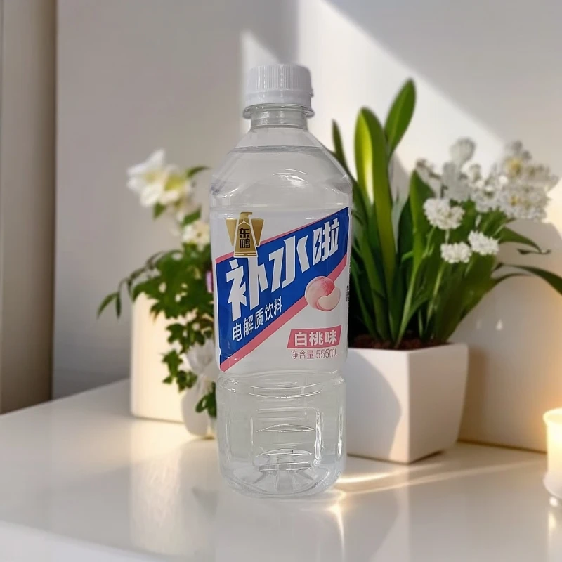 东鹏补水啦电解质饮料白桃味 555ml|瓶