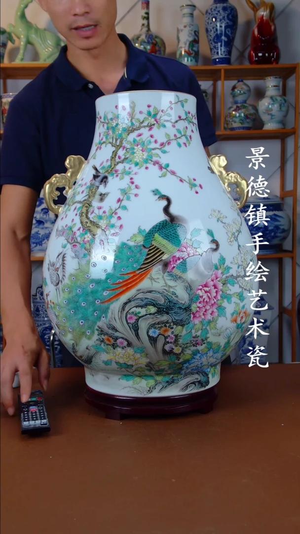 现代景德镇手工手绘陶瓷摆件67