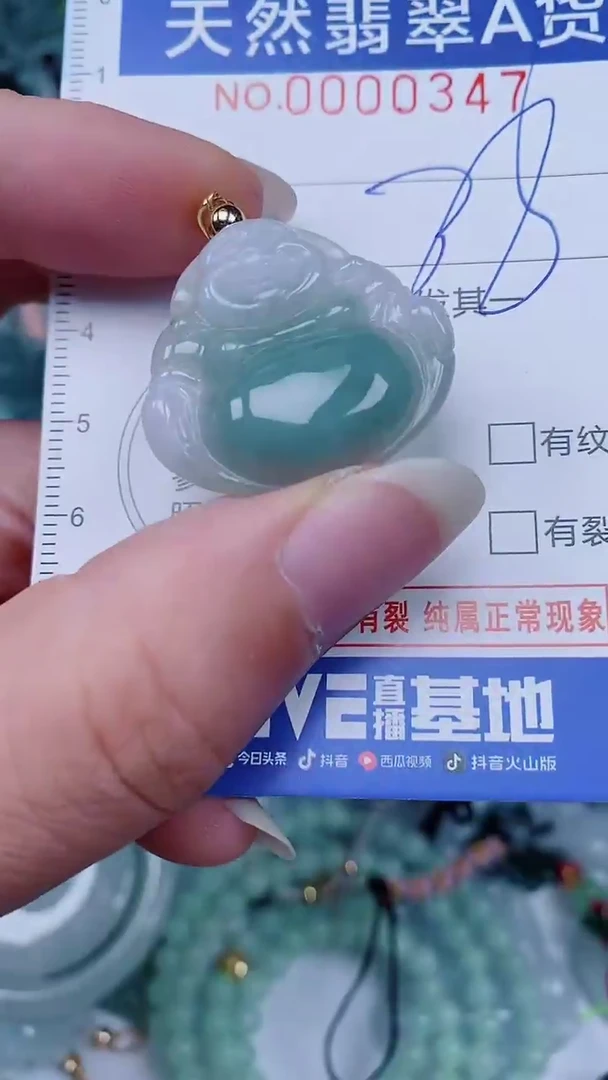 翡翠未镶嵌颈饰00000347
