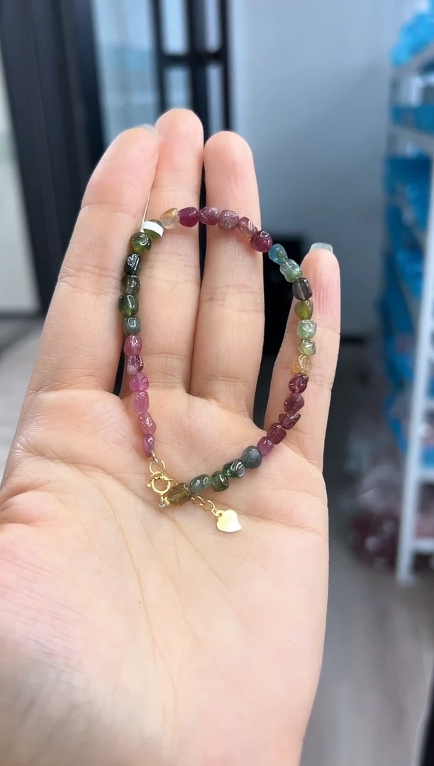 手串未镶嵌碧玺MJJZBXL3805碧玺手链多样性发一