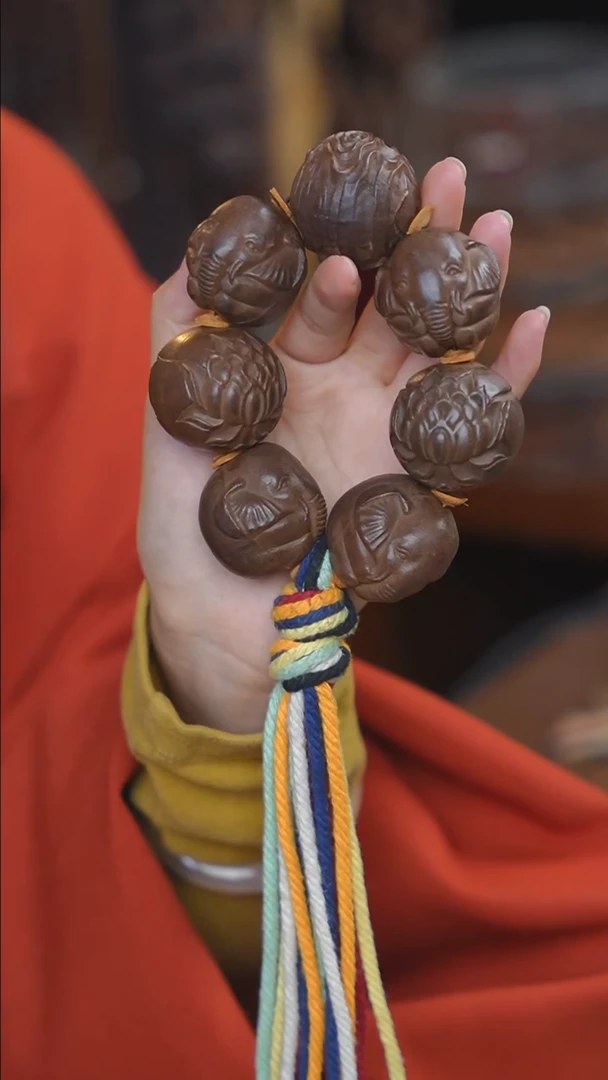 泥塑归真香方3.5莲花 吉象（莲莲吉象）手持款式