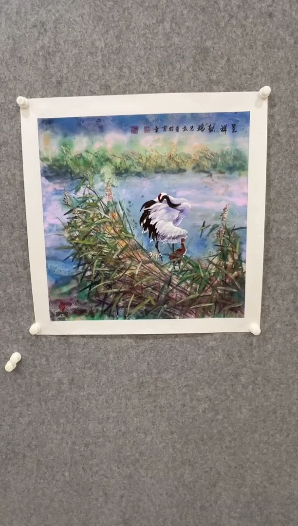 国画王忠权-4平尺-国画作品-金