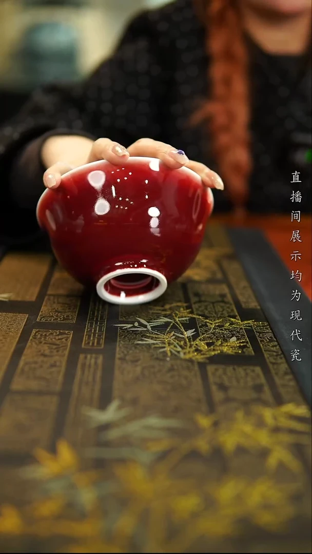 碗瓷郎红撇口大碗