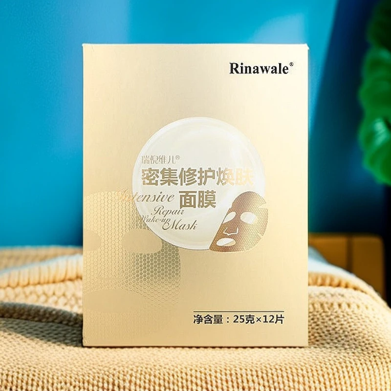 Rinawale/瑞倪维儿密集修护焕肤面膜25g*12片 天津康婷面膜带防伪