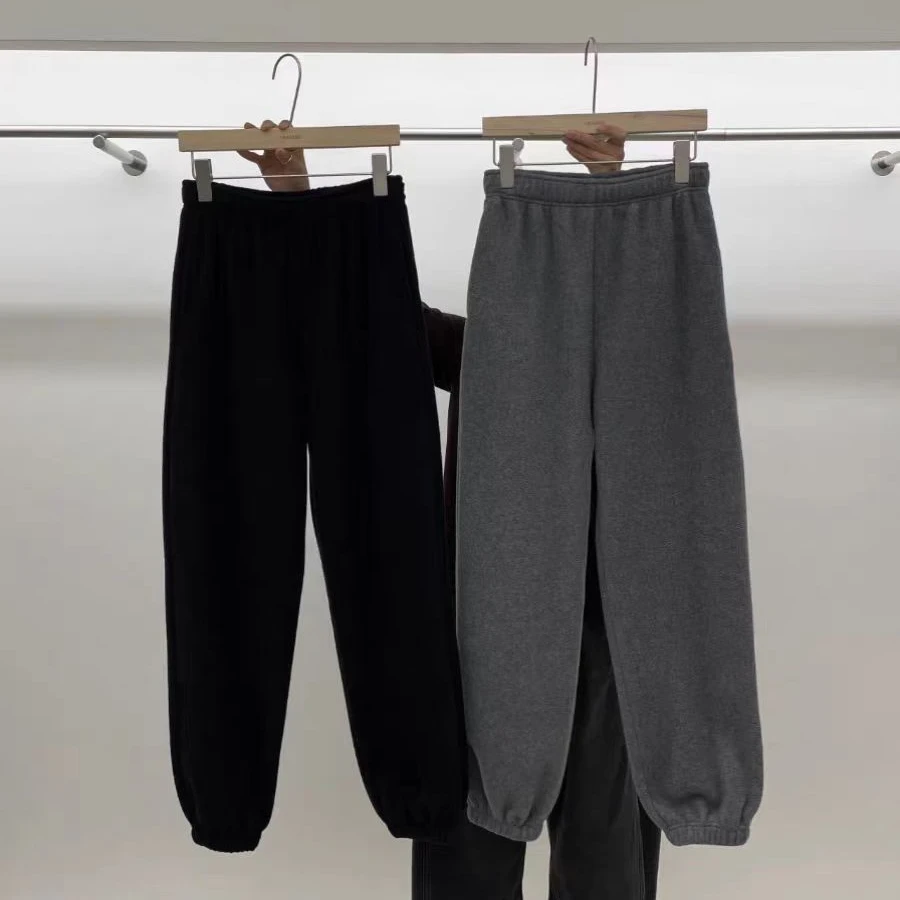 8851束脚加厚休闲裤