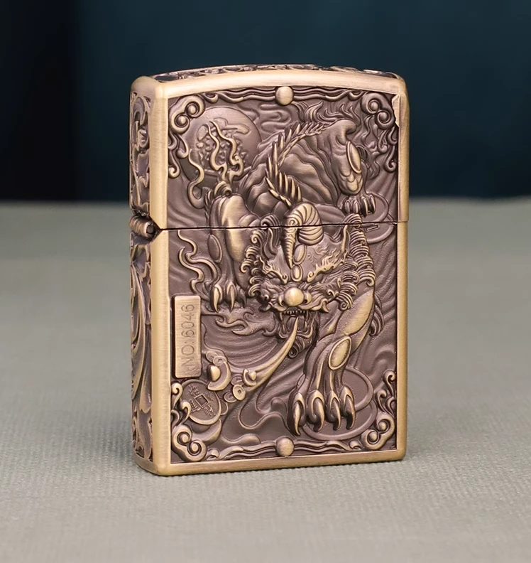 ZORRO双面满雕貔貅盔甲机煤油机