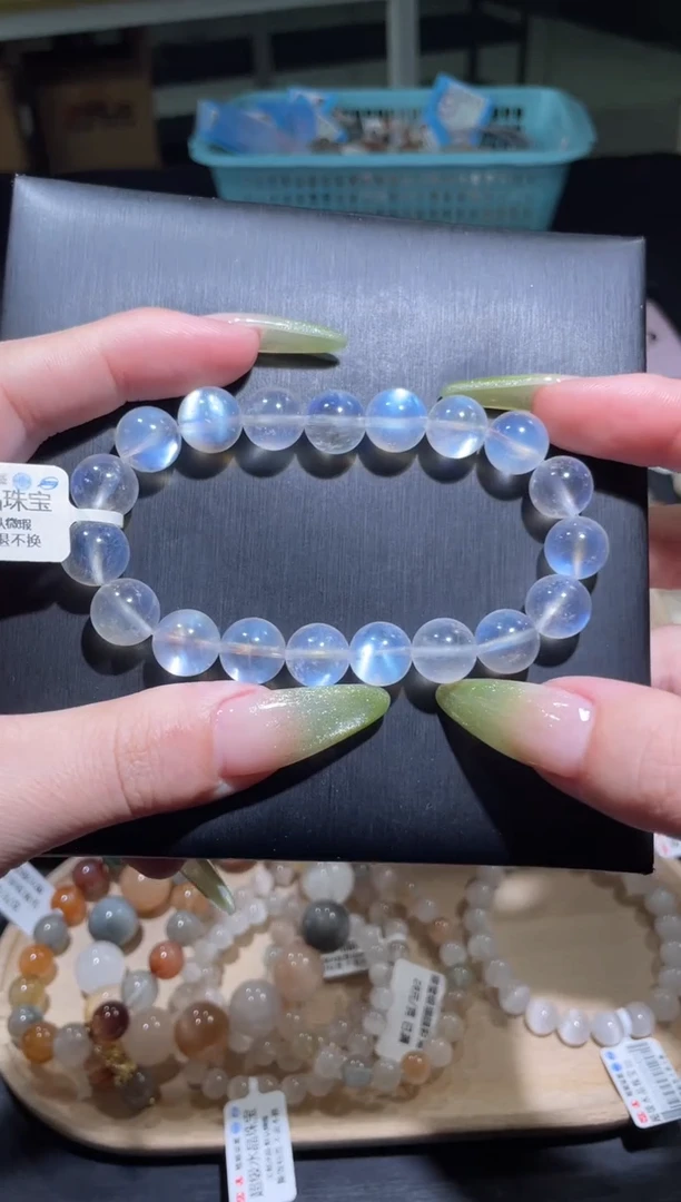 【闪购商品】月光石手链未镶嵌145号多样性发货一O 约11+