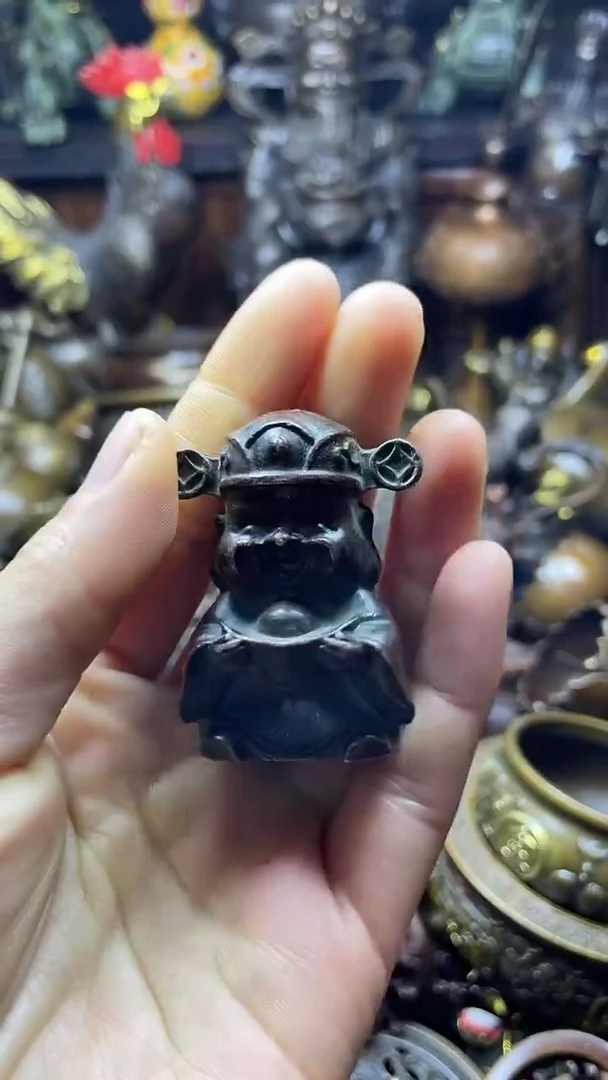 闪购链接，点击下单，有运费险，铜摆件