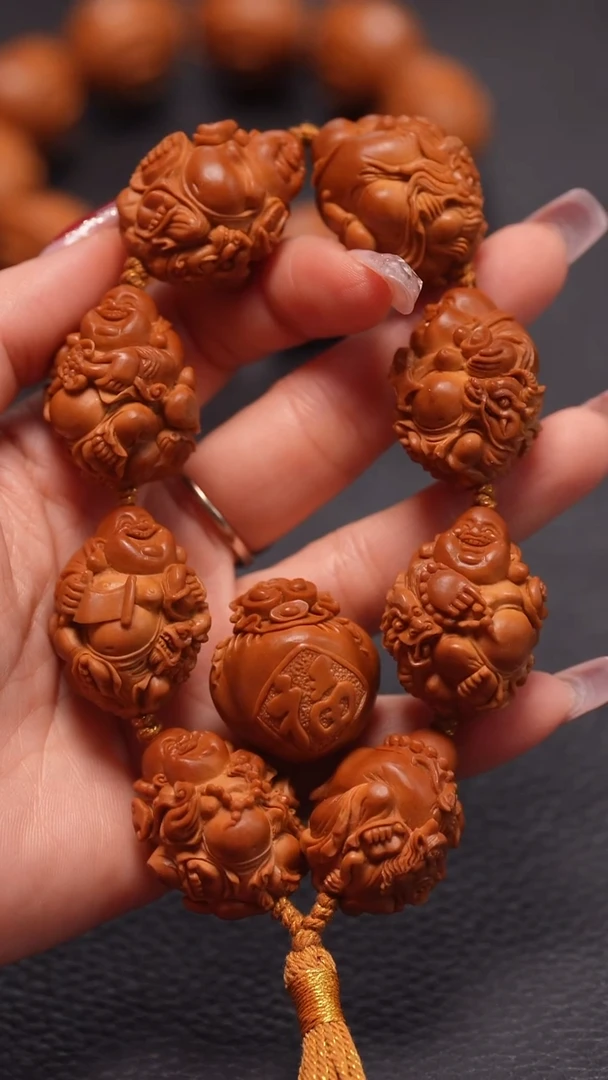 手串橄榄核2.5/瑞兽弥勒