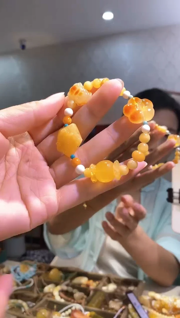 裸石琥珀未镶嵌天然琥珀蜜蜡首饰