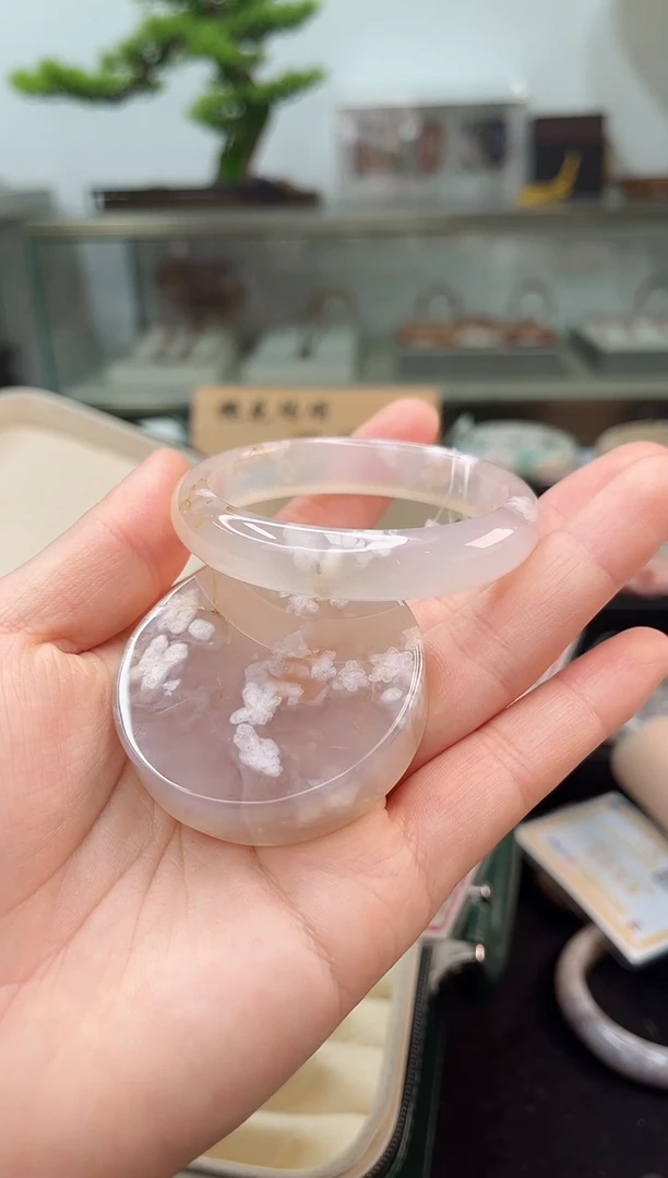 未镶嵌手镯石英质玉51圈口（赠品镯心）3039430